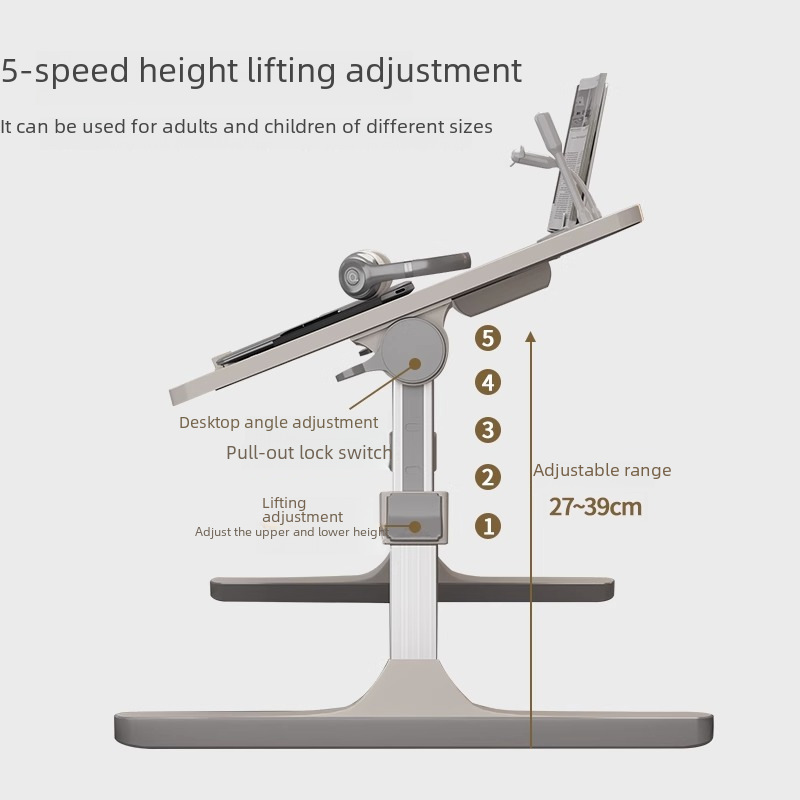 Small Bed Table, Liftable Computer Table, Student Dormitory Foldableing Table, Simple Home Simple Bedroom Study Desk