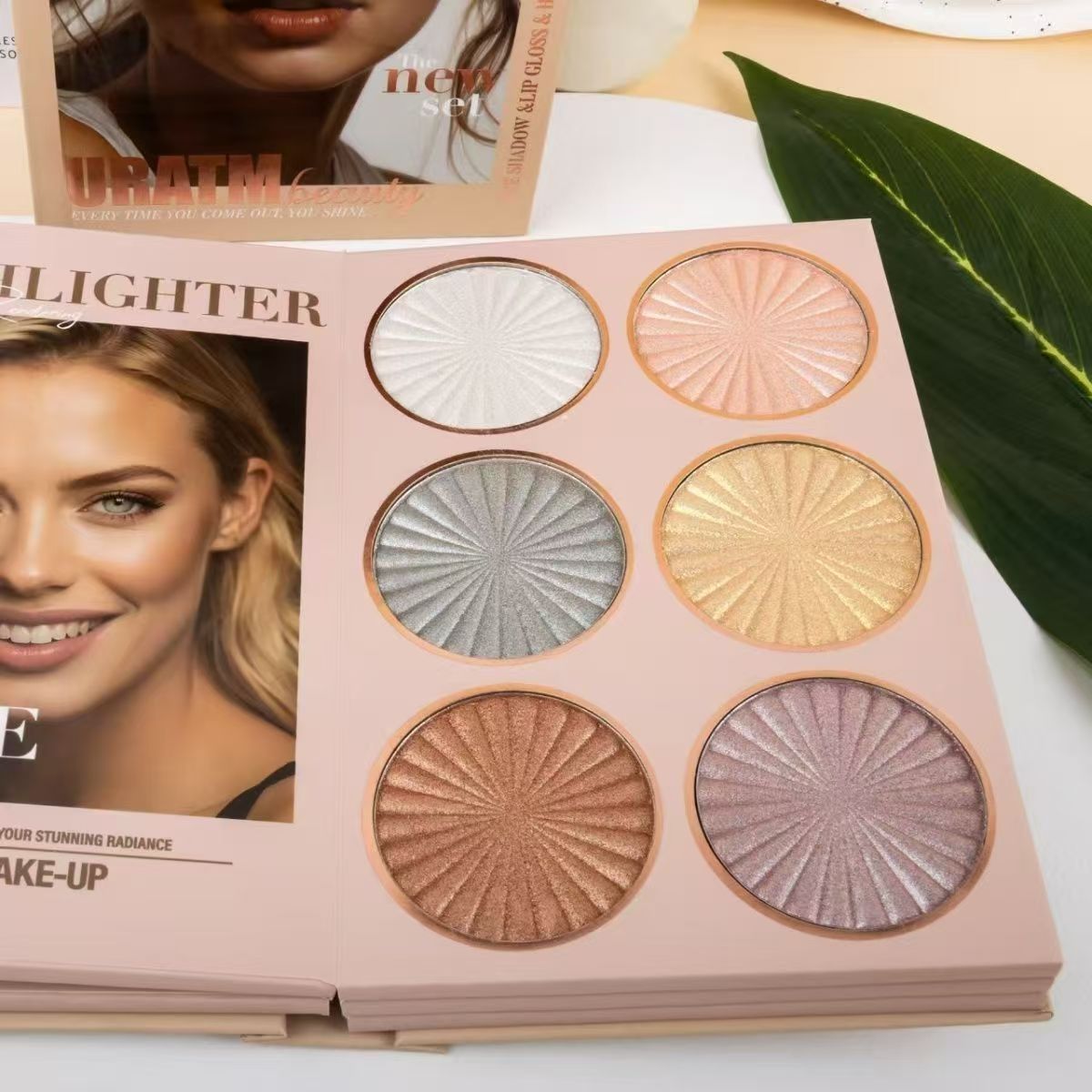 Hot New Eye Shadow 68 Book High-Gloss Makeup All-In-One Blush Pearlescent Matte Stereo Stage Makeup Artist