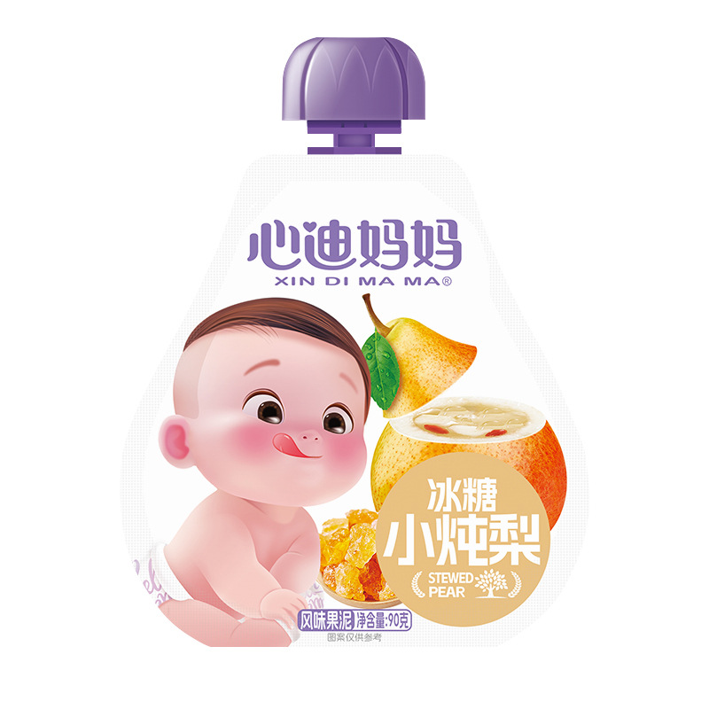 Xindi Mama Baby Tremella Rock Sugar Small Stewed Pear Juice Puree Pear Juice Fruit Puree Rock Sugar Mixed Nutritional Multi-Dimensional