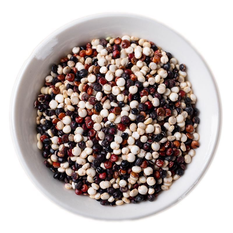 Tricolor quinoa 500g black red white wheat kernel brown rice coarse grains cereals wholesale substitute plateau quinoa rice