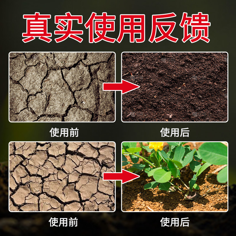[Whatever You Plant Will Thrive] Universal Soil Activator Flower Pot Black Water Soil Improvement Soil Loosening Agent Fertilizer