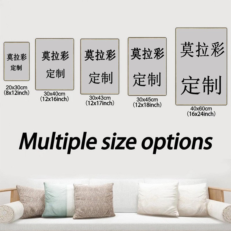 Putian Tin Painting Metal Wall Hanging World Scenery Architecture Scenery Blue Sky Design Imported Home Decoration Painting