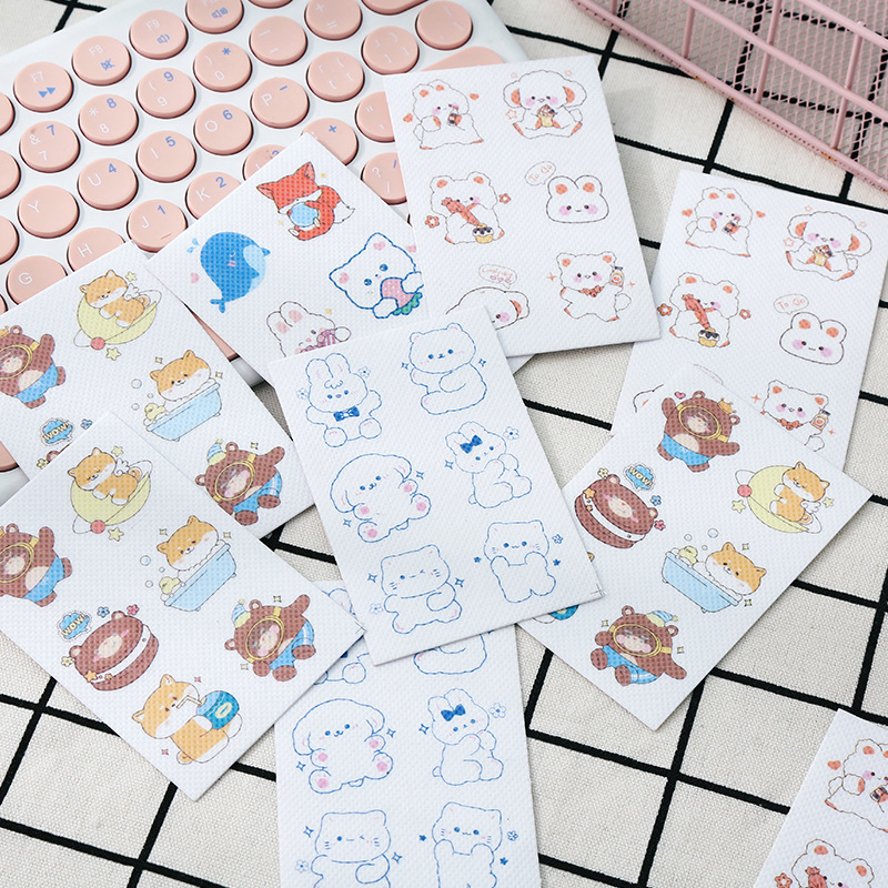 Special-shaped essential oil stickers children's cartoon non-woven outdoor non-mosquito stickers infant adult plants a generation of hair