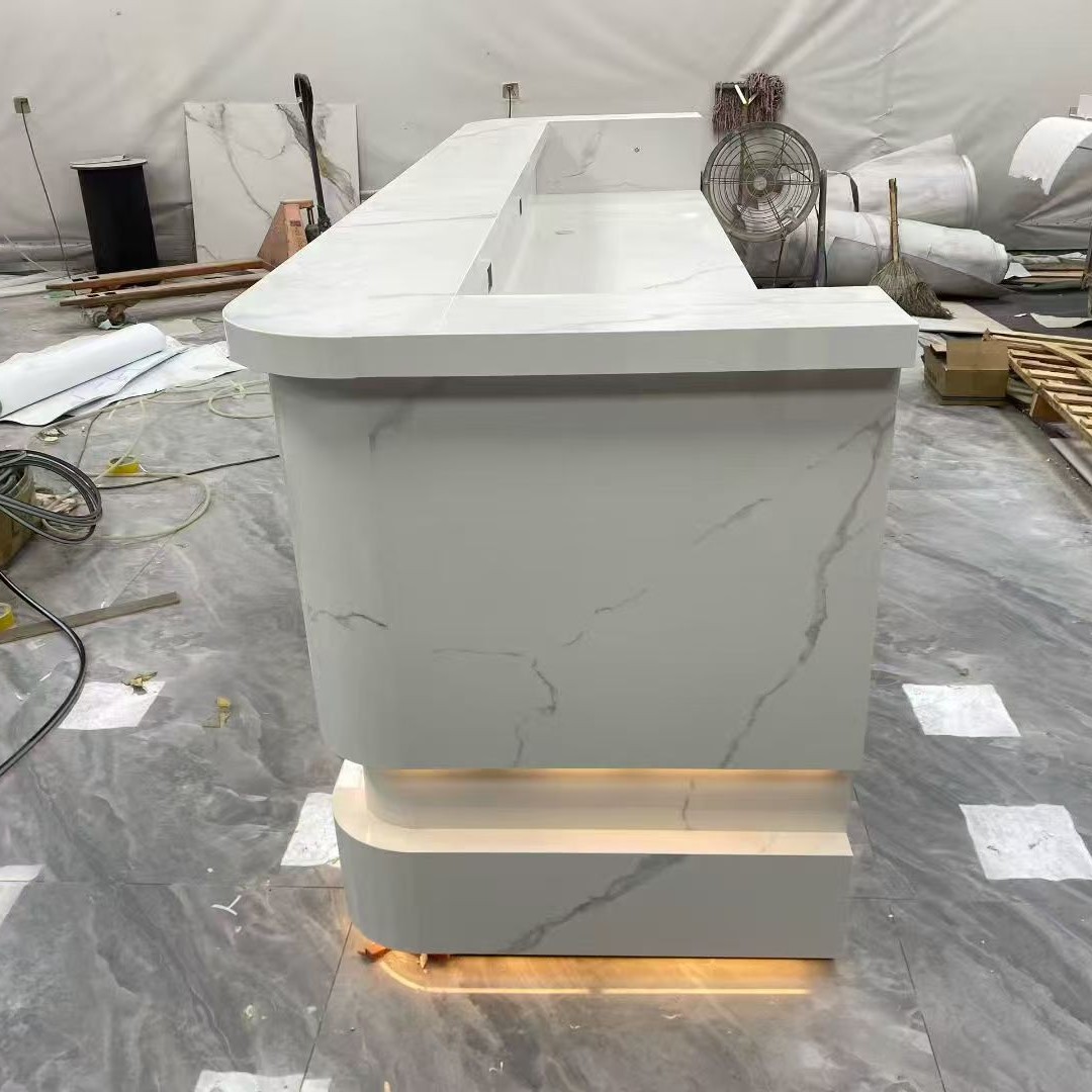 Company Front Desk Slate Reception Desk Sales Department Hotel Lobby Property Office Bar Table Beauty Salon Cashier Table