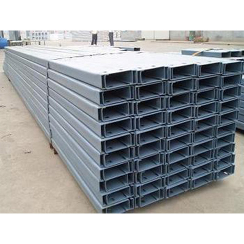 Customized Galvanized C-Shaped Steel Q235B Beam Truss Cold-Bent Steel Roof Purlin Photovoltaic Bracket Guide Rail Accessories