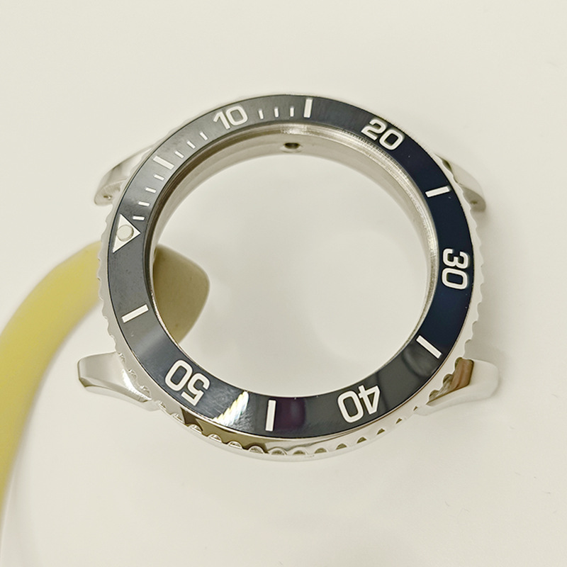 Factory watch accessories in stock 316L stainless steel with scale 41mm water ghost case fit depth waterproof dial