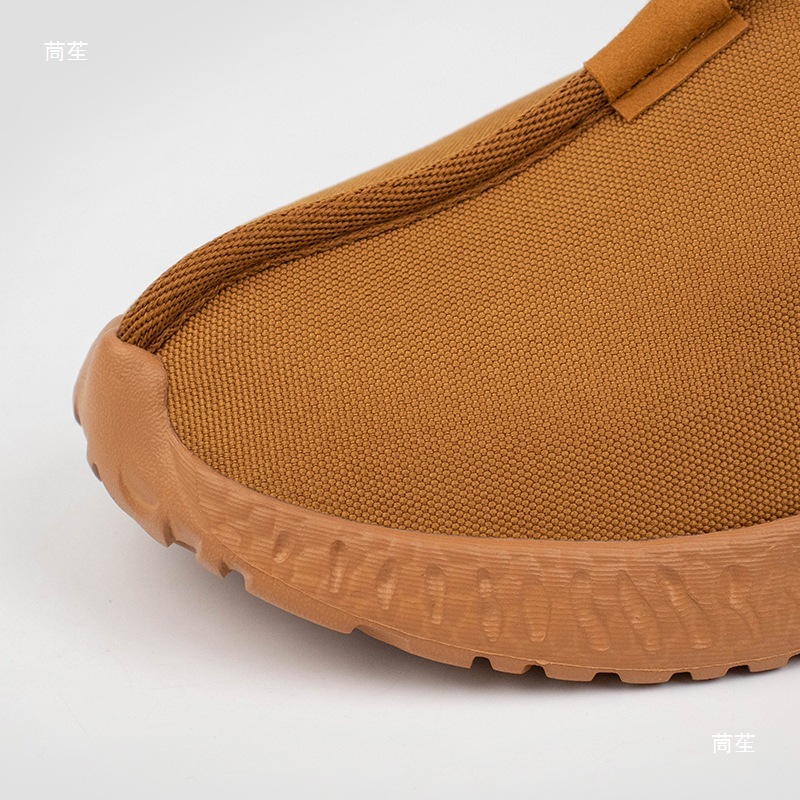 Monk Shoes Winter Men's and Women's Velvet Thickened Cotton Shoes Monk Shoes Thick-Soled Non-Slip Monk Cotton Shoes