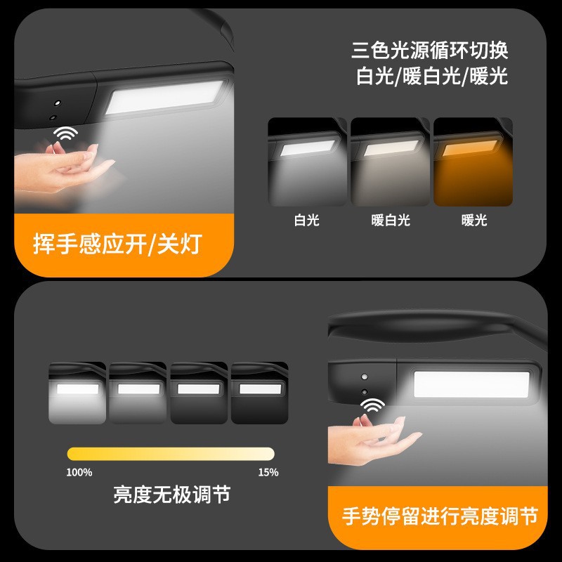 Fishing Lamp for Night Fishing, Led Rechargeable Outdoor Camping Special Adjustable Cycling Light Flashlight, Cross-Border Hot Item