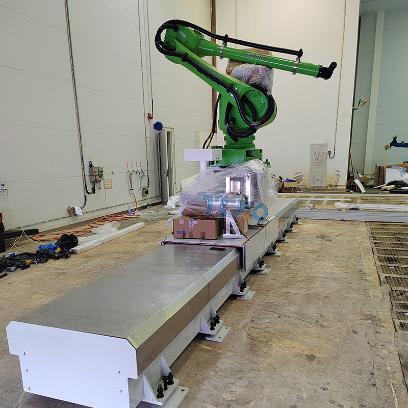 Robot Ground Track Linear Transmission Loading and Unloading Stainless Steel Fully Enclosed Seventh Axis Walking Track Manufacturer