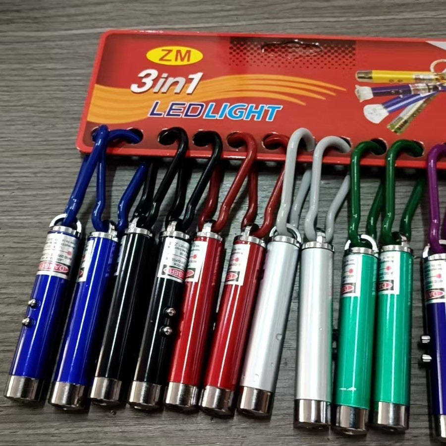 Многофункциональная пластиковая пряжка с подвесной картой прямой трубкой трехвекторный лазерный фонарик фиолетовый белый сильный свет