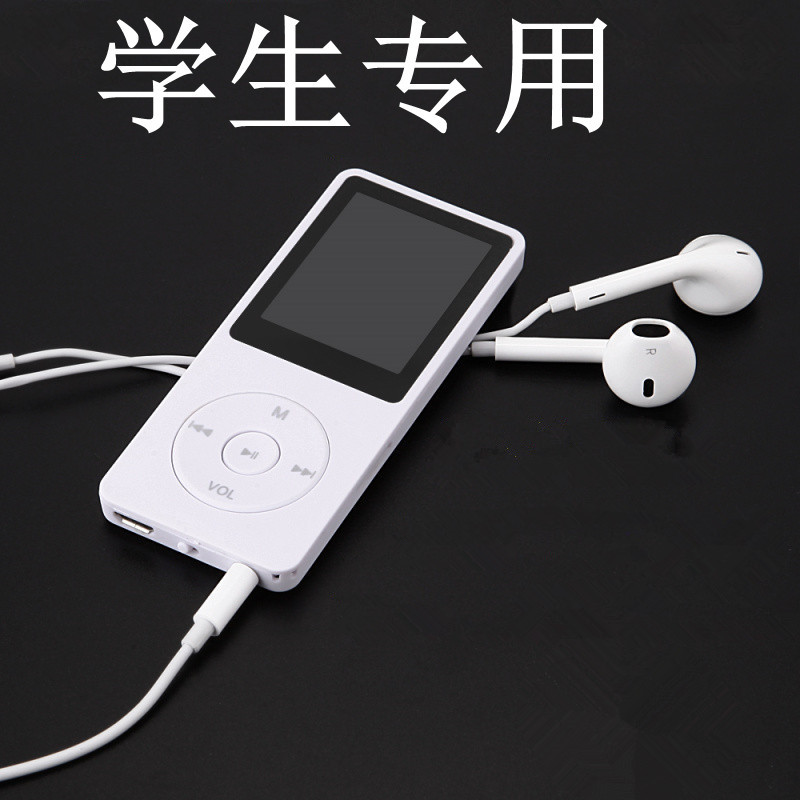 Plug-in card and put mp3 player with screen mini student mp4 long cute music Walkman recording pen