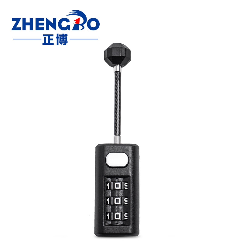 Завод Zhengbo, трехзначный кодовый замок, механический замок для багажа, замок для таможни