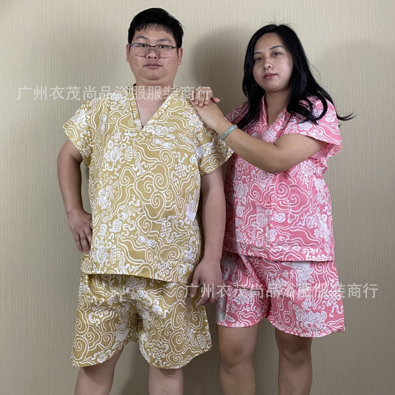 Disposable bath clothes women sauna clothes sweat steaming clothes hotel bathrobe moxibustion cotton men's massage foot physiotherapy clothes wholesale
