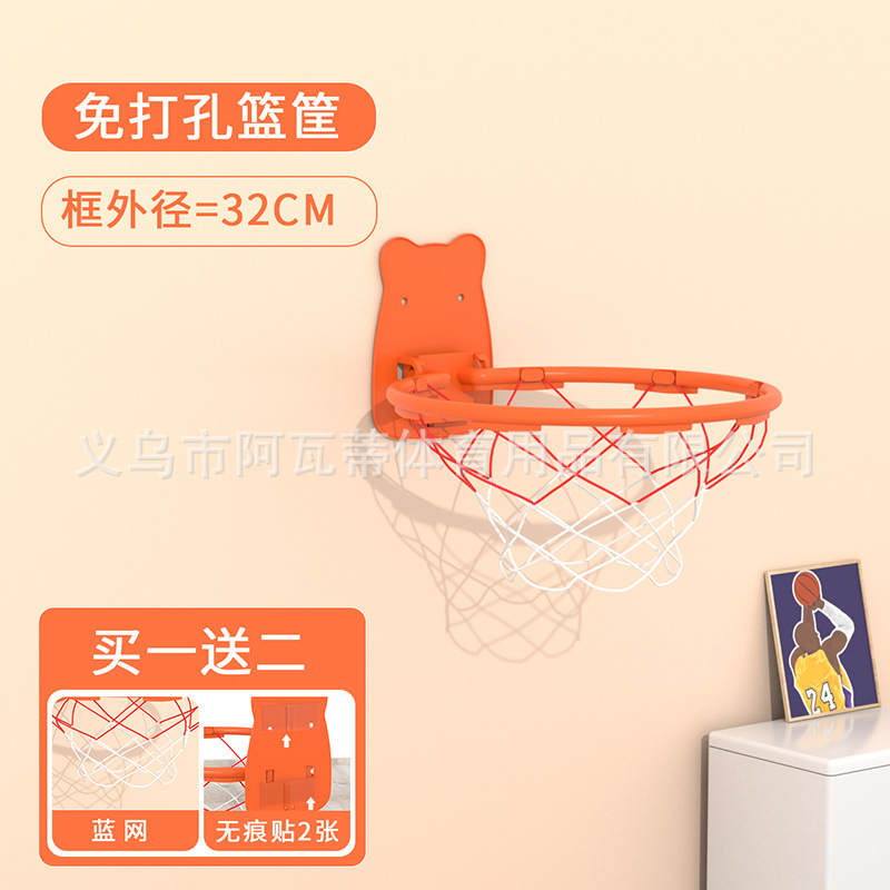 Домашний баскетбольный щит без сверления, жесткий пластиковый стенд, складной и портативный для домашнего использования