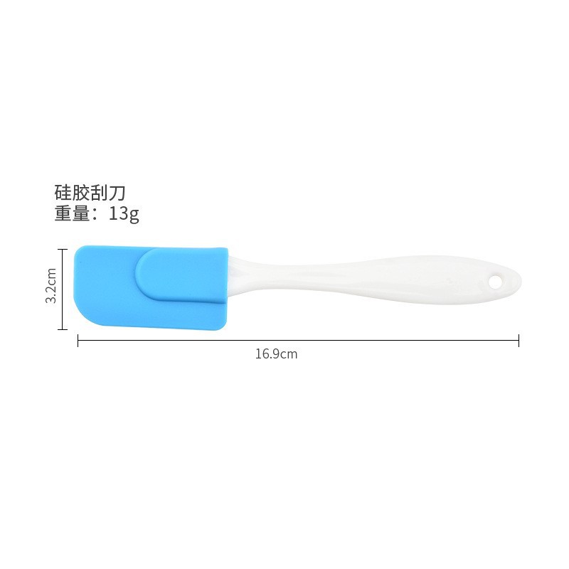 Small size silicone split scraper jam smear scraper cream butter spatula cake baking tool factory in stock