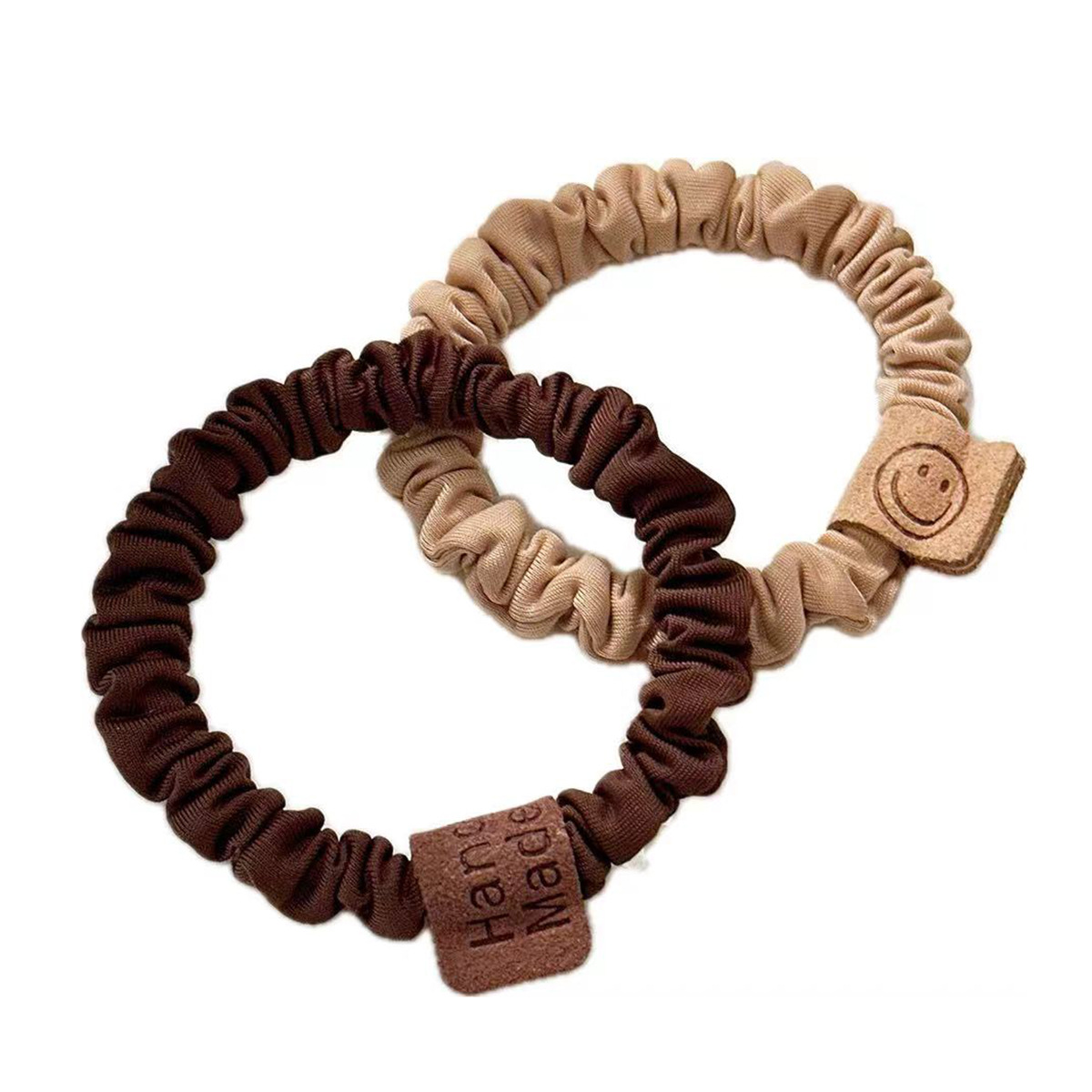 South Korea High Elastic and Durable Hair Ring Rubber Tendon Hair Rope Women's Simple Hair Ornament Headline High-Feeling High-Tail Hair Rope