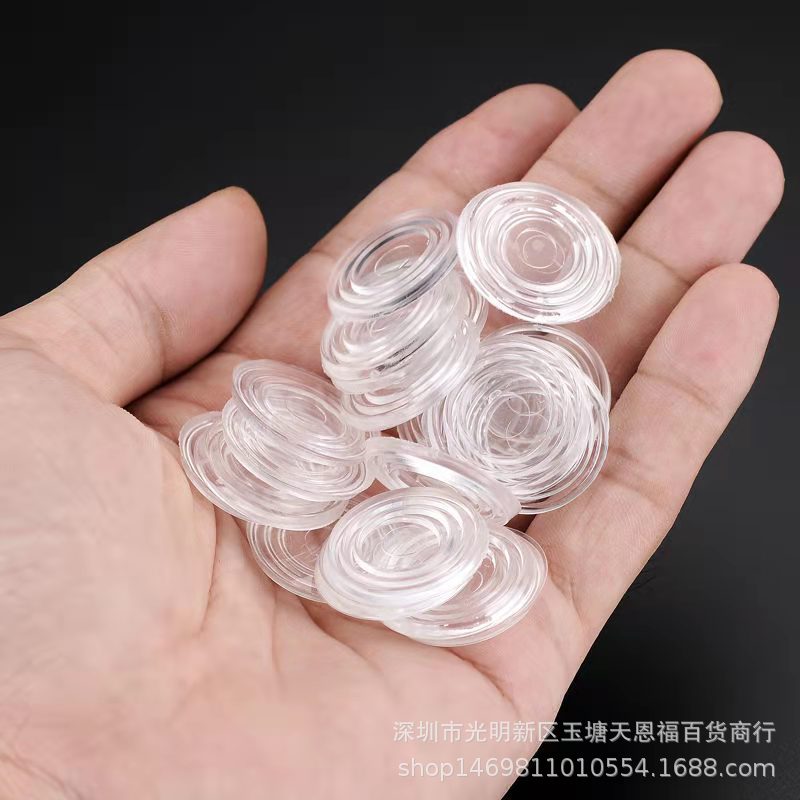 Mahogany Furniture Threaded Rubber Gasket Coffee Table Glass Table Transparent Plastic Anti-Slip Gasket Table Table Anti-Slip Mat Home