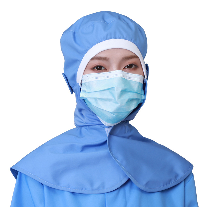 Shawl Hat Food Factory Protective Hat Factory Workshop Work Hat Women Breathable Food Hat Male Hygiene Hat Baotou