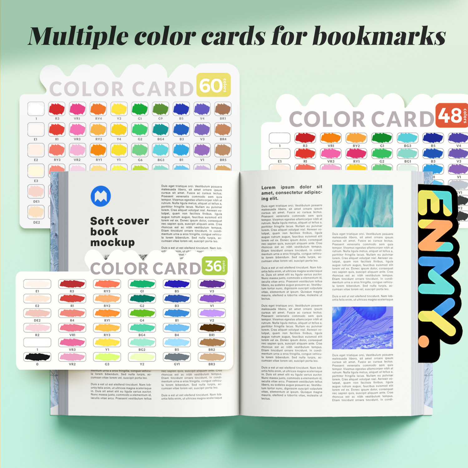 Agent Exclusive Enmy Little Black Box Marker English Version Direct Liquid Acrylic Marker Professional Edition Brush