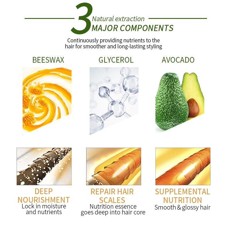 Ikt Cross-Border Solid Hair Wax Stick Hair Waxstick Styling Hair Wax Mud Styling Matte Styling