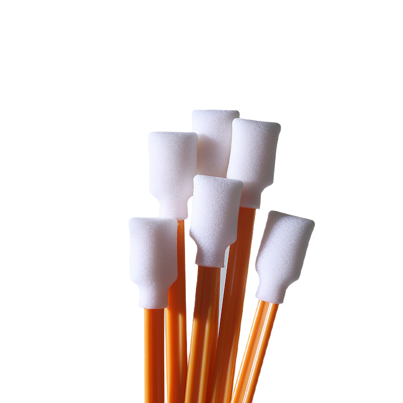 707C Orange Dust-free Purification Cotton Swab Sponge Head Cleaning Rod Fiber Ink Brush Nozzle Cleaning PP Rod Wipe Stick