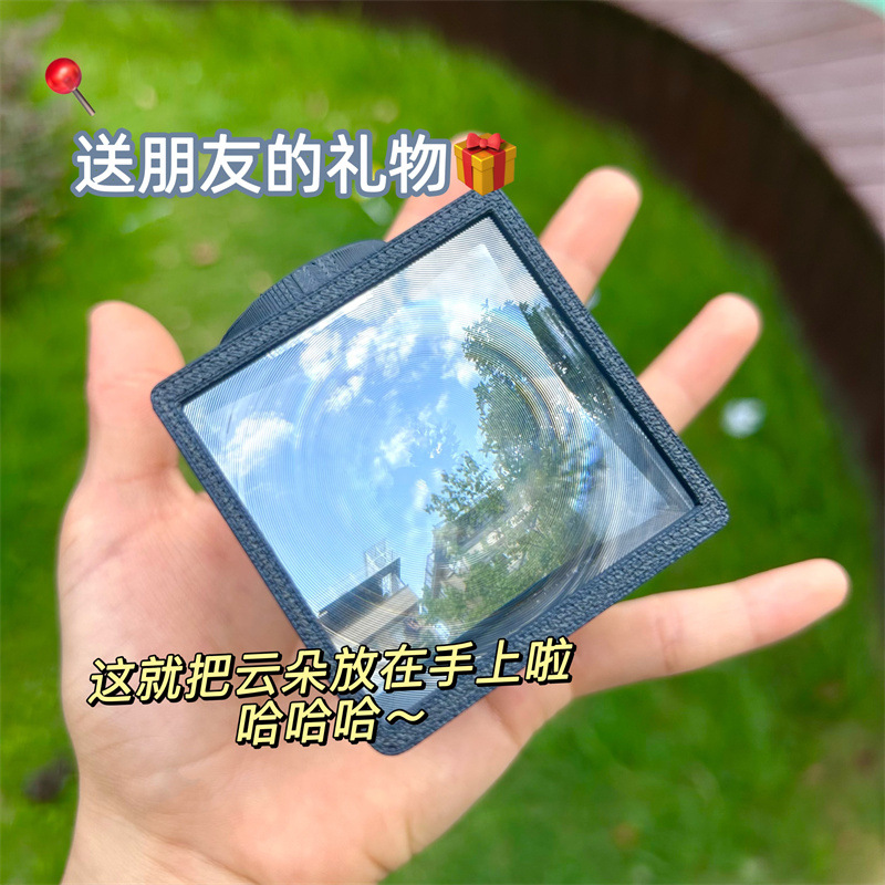 3D Printing Waist Flat Camera Viewfinder Housing, Suitable for 5*5 Fresnel Lens