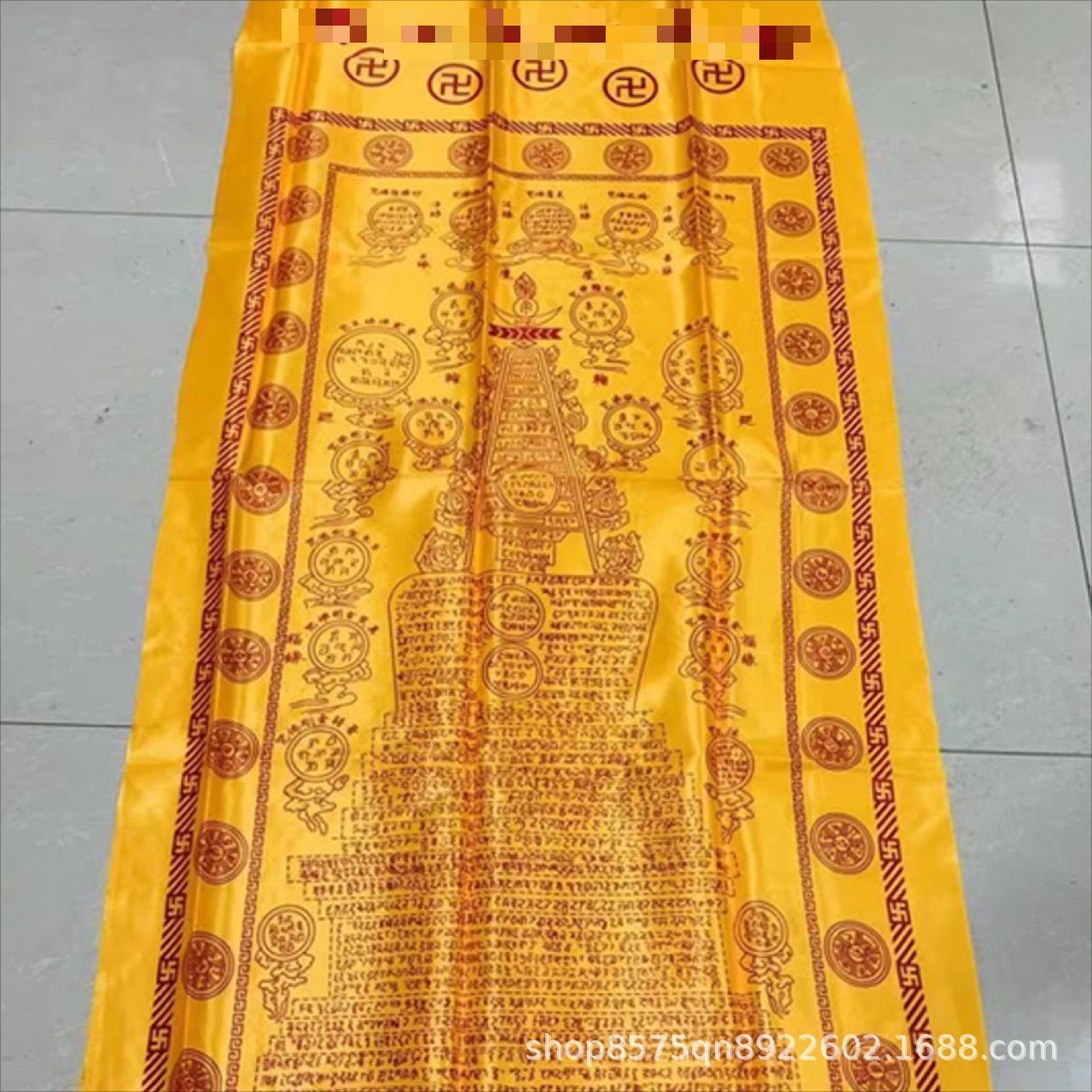 Polyester Silk Screen Quilt Scriptures Sacrificial Temple Supplies Manufacturer Wholesale