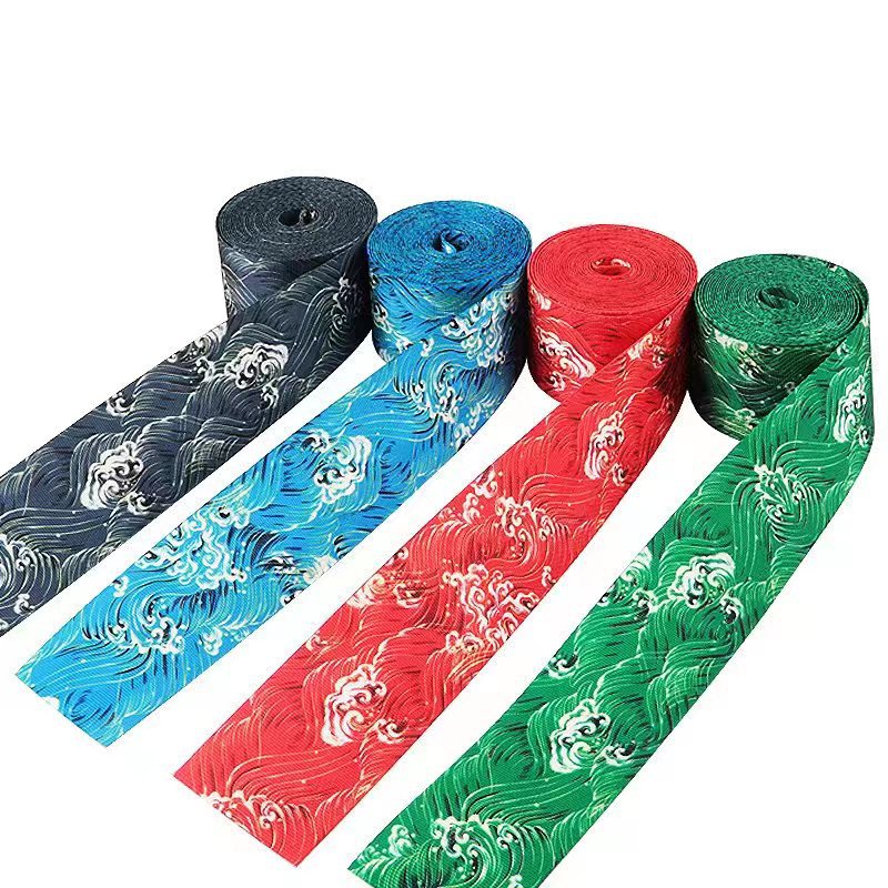 Cross-border modification 4.8cm wide color modification car seat belt universal safety belt imitation nylon seat belt