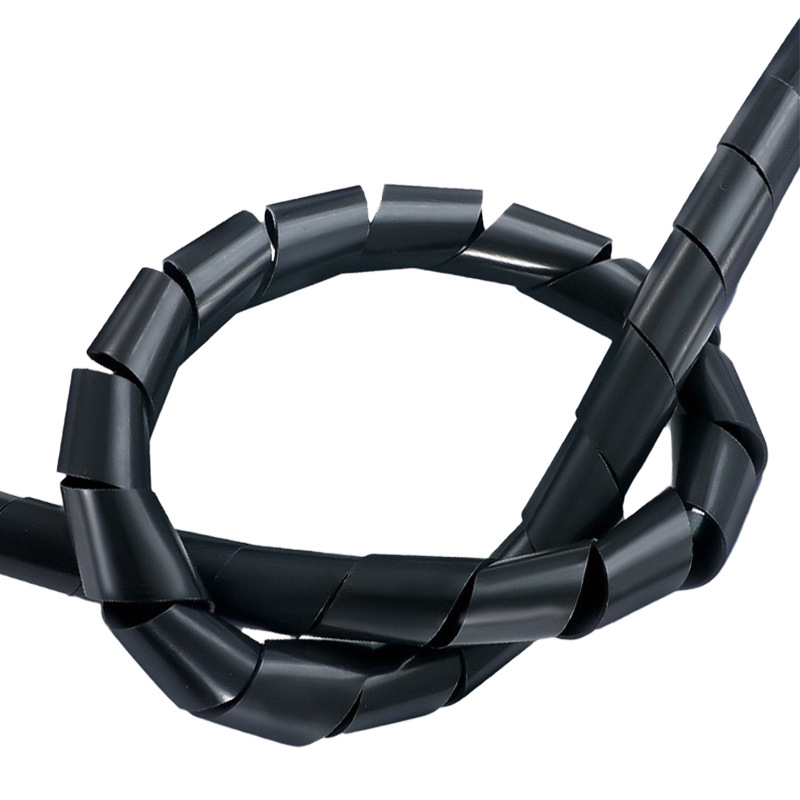 Anti-Static Winding Tube Anti-Static Winding Tube Fire Retardant V0 Level Pe Winding Tube Transparent Cable Management Tube Wholesale