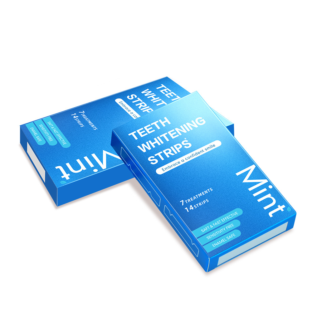 Tooth patch enzyme lock white to yellow smoke stains bright white mild white sensitive disposable beauty patch for foreign trade