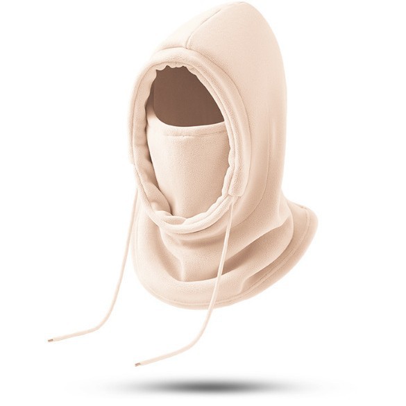 Outdoor Cycling Supplies Hat, Neck Warmer, Mask Three-In-One Combination Fleece Warm Windproof Ski Hat for Cold Protection