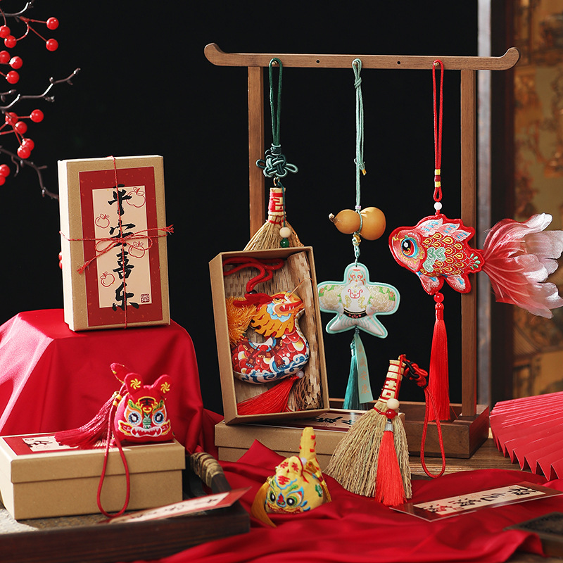 Новый китайский стиль, древний стиль, подвеска с кисточкой для праздника середины осени, подвеска для машины, дверная подвеска, креативный сувенир высокого класса