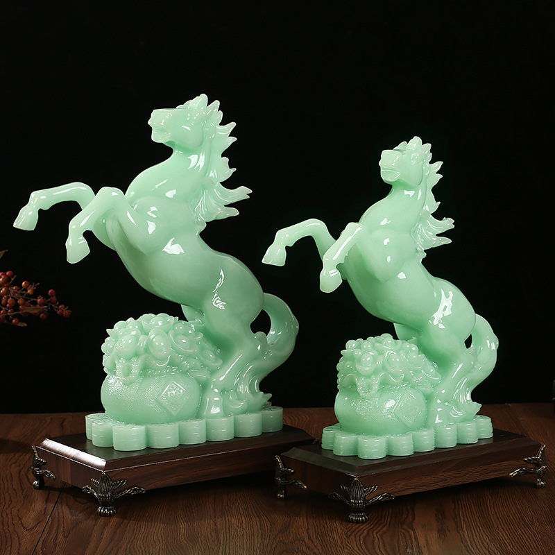 Ma to Success Decoration Lucking Tang Ma Office Study Desktop Decoration Creative Living Room Decoration Opening Gift