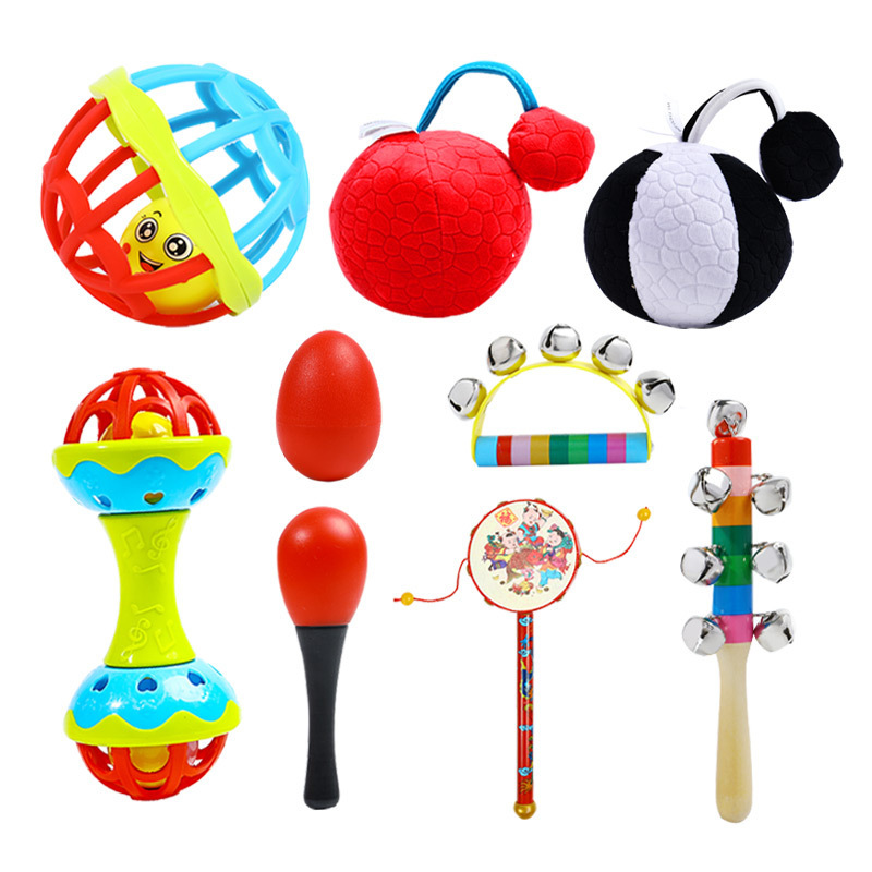 Baby Hand Rattle 3-6-12 Months 0-1 Year Old Baby Newborn Toddler Educational Early Education Toy