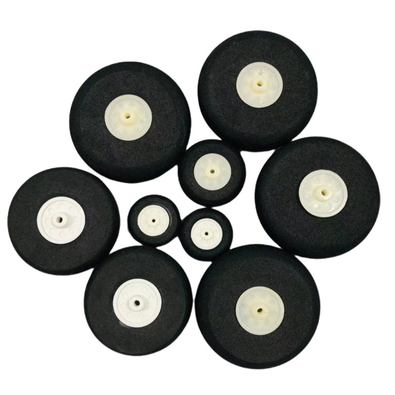 Cross-Border aircraft model tire EVA foam sponge tire high elastic EVA polished tire factory goods