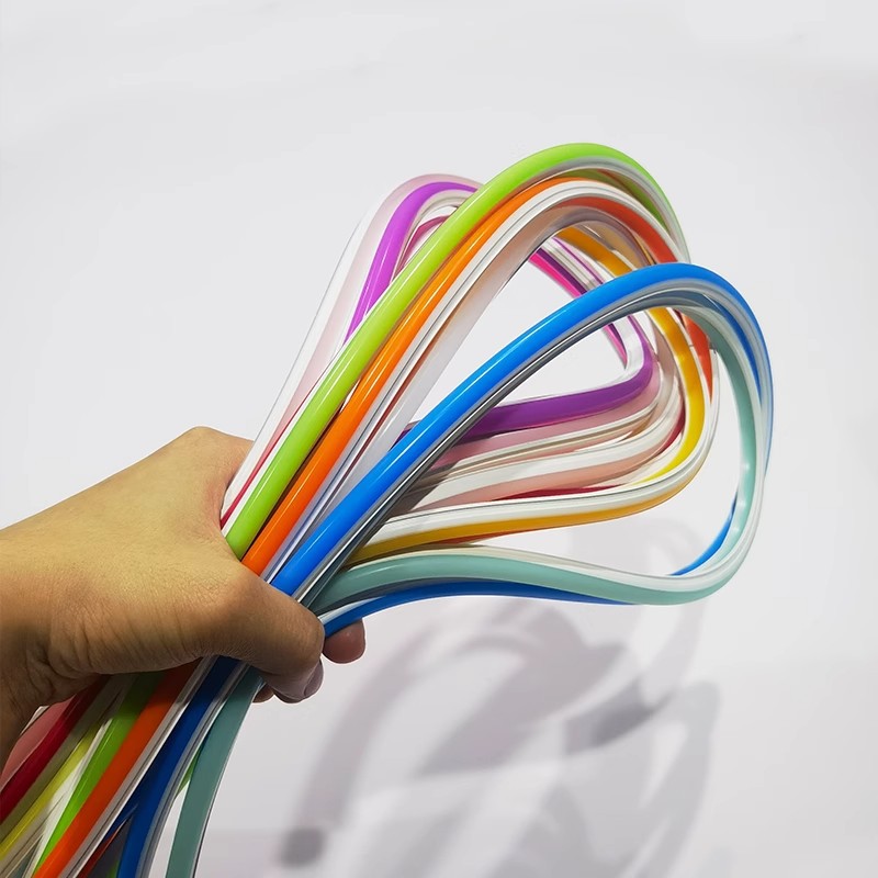 6mm Split Neon Light Silicone Tube Strip Sleeve Flexible Strip Outer Skin Light Cover Pure Silicone Environmentally Friendly