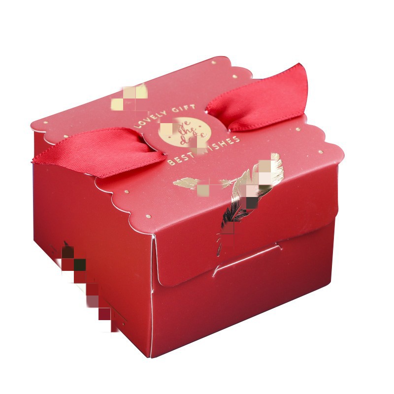 Creative wedding square candy box Chinese candy carton full moon candy bag European wedding supplies wholesale