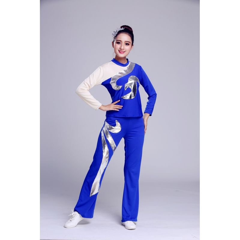 Adult Square Dance Clothing New Suit Competition Clothing Student Sports Meeting Aerobics Performance Clothing Cheerleading Performance