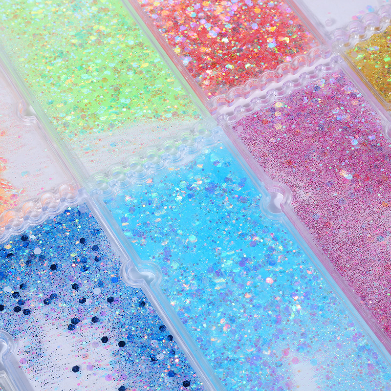 DIY creative oil quicksand goo card brick blank dream quicksand ticket root goo card girl children's cartoon ornaments