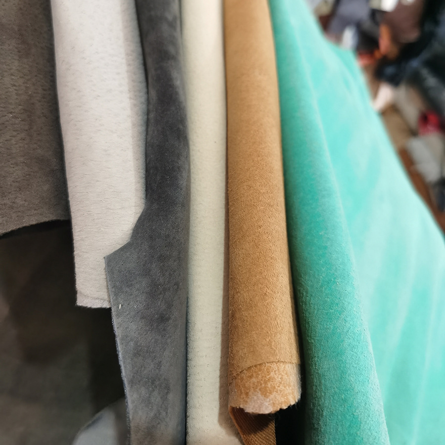 Inventory Processing of Various Colors of Two-Layer Pig Bago Patch Pig Two-Layer Upper Leather E18