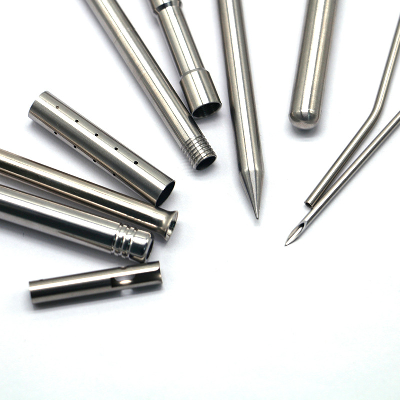 304 Stainless Steel Pipe Head Shrinking Tip 316 Capillary Pipe Bending Tapping Knurling Seamless Pipe Slotting Punching Chamfering