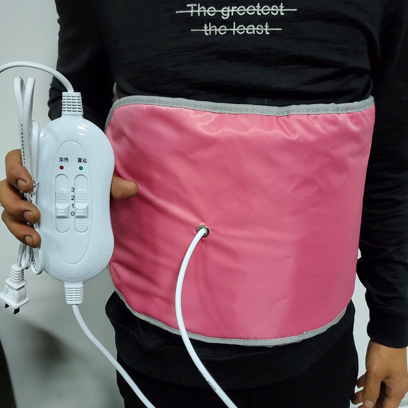 ④ Hot Compress Massage Belt Far-Infrared Vibration Heating Abdominal Massager Fat-Burning Heating 2-Motor Vibration Heating Belt