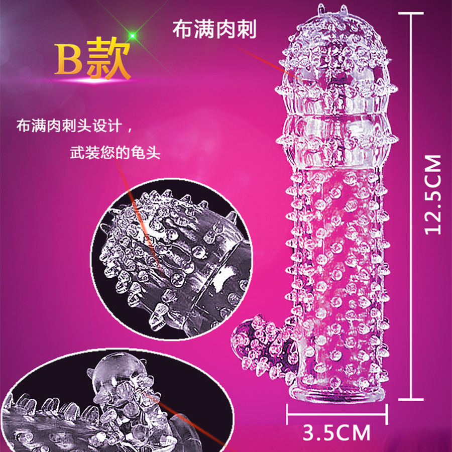 Men's Crystal Wolf Tooth Braces, Transparent Crystal Thorny Adult Products, Semen Locking Manufacturers, Wholesale and Delivery