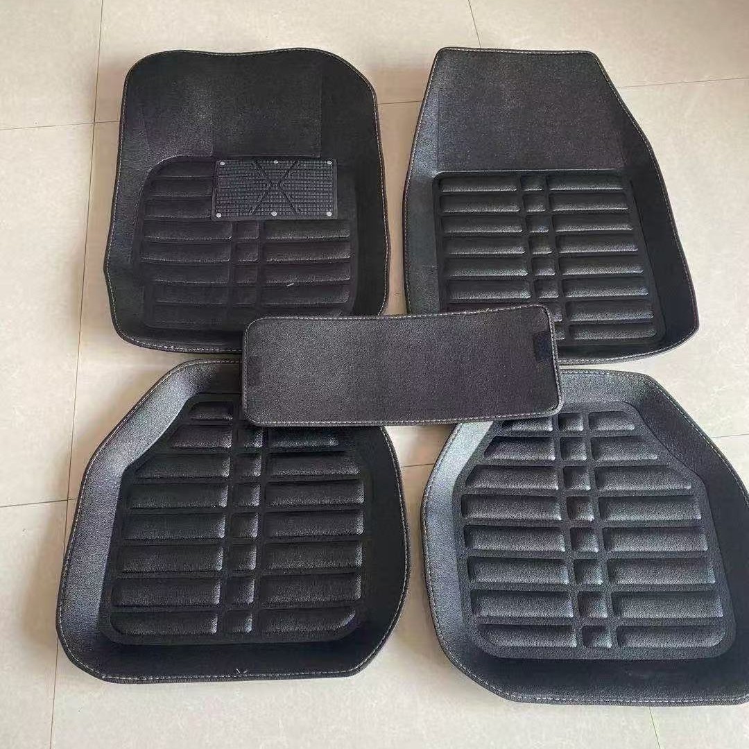 Кросс-граница коврик для пола для пяти мест полного автомобиля полузакрытый коврик для пяти мест универсальный кожаный