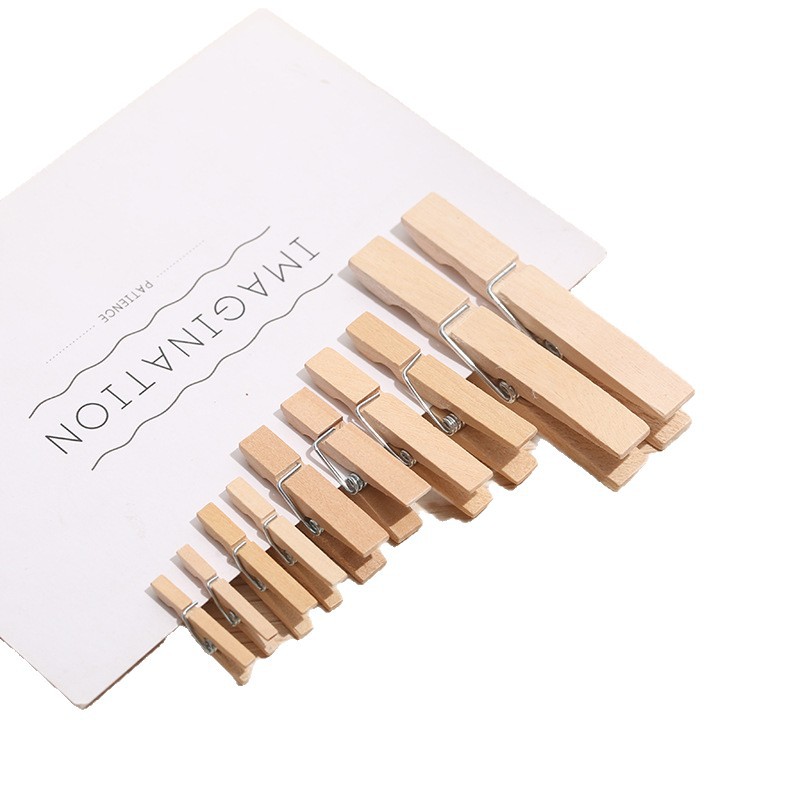 2.5cm ~ 15cm log color wood clip decorative photo clip/small clip