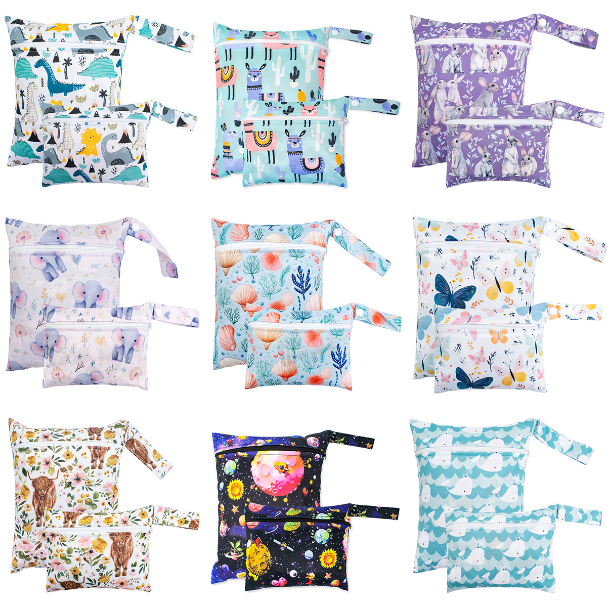 Однопоточный водонепроницаемый чехол для хранения для подгузников