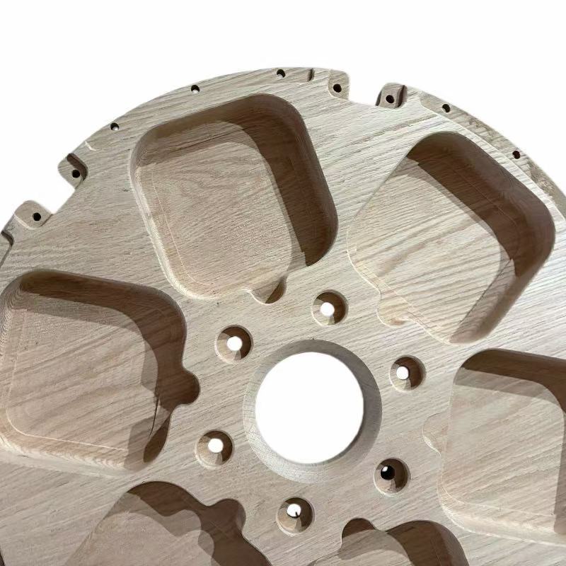 Wooden Artificial Wheels Are Produced for Various Specifications Such as Toy Decoration Cars
