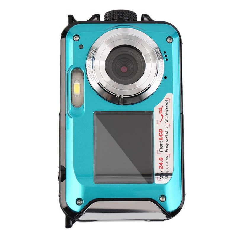 Cross-Border English Version of the Product 24 Million Pixel Dual-Screen Waterproof High-Definition Digital Camera Manufacturers Wholesale Hd268
