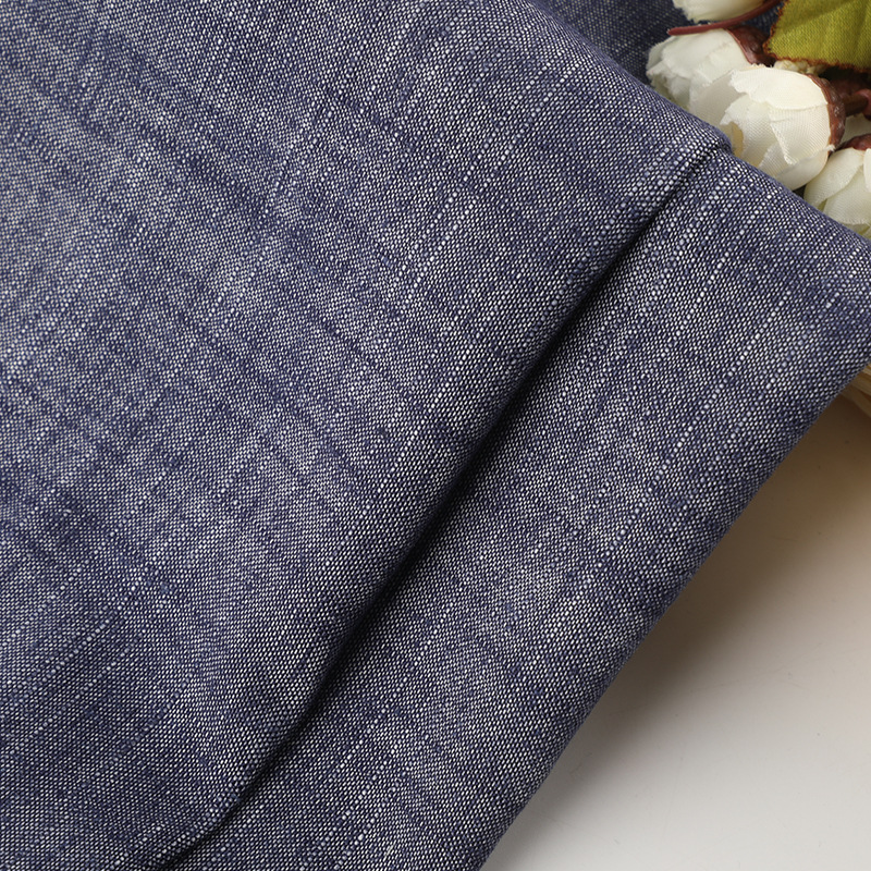New Product 190g Linen Blended Tr Suit Polyester Fiber Fabric Autum Women's Suit Suit Fabric