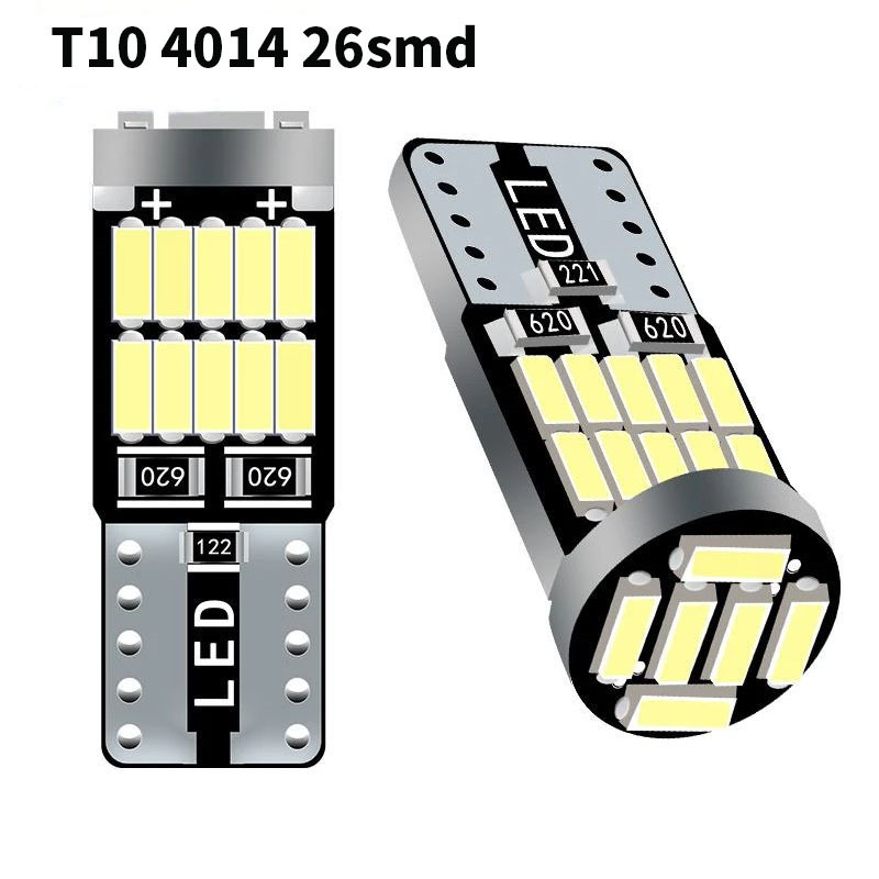 Светодиодный индикатор ширины T10 4014 26SMD яркая лампа для чтения номерного знака